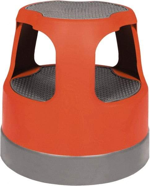 Cramer - 14-1/2" High, Red Scooter Stool - High Density Plastic, 300 Lb Capacity, Type IA Industry Rating - All Tool & Supply