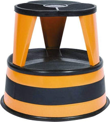 Cramer - 14-1/2" High, Orange Step Stool - Steel, 350 Lb Capacity, Type 1AA Industry Rating - All Tool & Supply