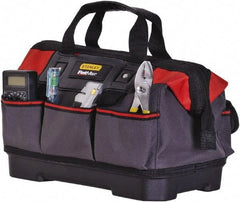 Stanley - Gray Polyester Tool Bag - 14" Wide x 9" Deep x 6.42" High - All Tool & Supply