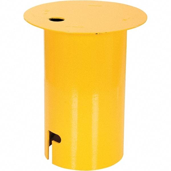 Vestil - 5-1/2" Sleeve Cover - Yellow, Steel, Smooth Surface - All Tool & Supply