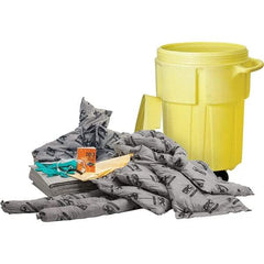 Brady SPC Sorbents - 38 Gal Capacity Universal Spill Kit - 55 Gal Polyethylene Drum - All Tool & Supply