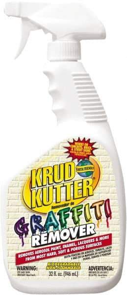 Krud Kutter - 32 oz Spray Bottle Graffiti/Vandal Mark Remover - VOC Content g/L 614, Removes Graffiti - All Tool & Supply