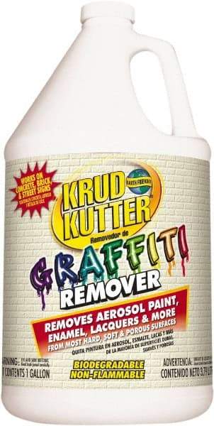 Krud Kutter - 1 Gal Jug Graffiti/Vandal Mark Remover - VOC Content g/L 614, Removes Graffiti - All Tool & Supply