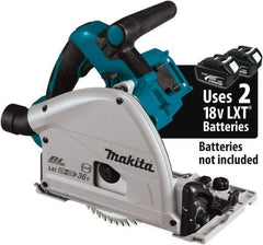 Makita - 18 Volt, 6-1/2" Blade, Cordless Circular Saw - 2,500 to 6,300 RPM, Lithium-Ion Batteries Not Included - All Tool & Supply