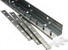 TMI, LLC - 5Ft. Long Aluminum Dock Strip Door Mounting Hardware - For Use with Vinyl Strip Material (All Widths) - All Tool & Supply