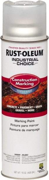 Rust-Oleum - 15 fl oz Clear Marking Paint - Water-Based Formula - All Tool & Supply