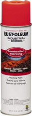 Rust-Oleum - 15 fl oz Orange Marking Paint - Water-Based Formula - All Tool & Supply