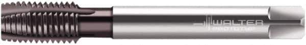 Walter-Prototyp - 5/8-14" BSPP, 4 Flutes, Plug Chamfer, Hardlube Coated, Powdered Metal British Standard Pipe Tap - 0.7087" Shank Diam, 0.5709" Square Size, Series EP2426302 - Exact Industrial Supply