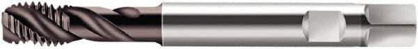 Walter-Prototyp - M16x2.00 Metric 4 Flute 6HX Modified Bottoming Spiral Flute Tap - Cobalt, Hardlube Finish, 110mm OAL, Right Hand Flute, Right Hand Thread, Series S2056302 - All Tool & Supply