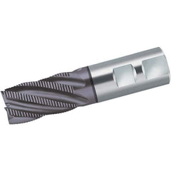 Walter-Prototyp - 7mm Diam, 16mm LOC, 3 Flute Powdered Metal Roughing Square End Mill - AlCrN Finish, 66mm OAL, 10mm Shank Diam, Single End, Centercutting, 35° Helix - All Tool & Supply