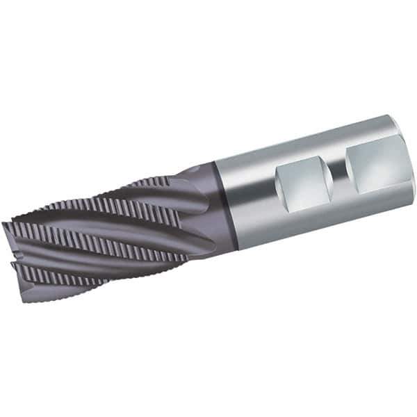 Walter-Prototyp - 8mm Diam, 19mm LOC, 3 Flute Powdered Metal Roughing Square End Mill - AlCrN Finish, 69mm OAL, 10mm Shank Diam, Single End, Centercutting, 35° Helix - All Tool & Supply