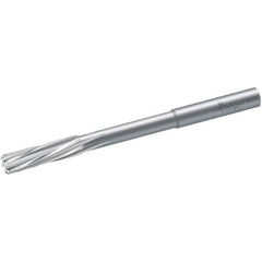 Walter-Titex - 8mm Solid Carbide 6 Flute Chucking Reamer - Spiral Flute, 8mm Straight Shank, 33mm Flute Length, 117mm OAL - All Tool & Supply