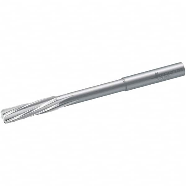 Walter-Titex - 4mm Diam 6-Flute Straight Shank Spiral Flute Solid Carbide Chucking Reamer - Exact Industrial Supply