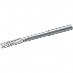 Chucking Reamer: 0.2165″ Dia, 3.6614″ OAL, 1.0236″ Flute Length, Straight Shank, Solid Carbide 6 Flute, RH