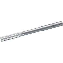 Walter-Titex - 18mm Solid Carbide 8 Flute Chucking Reamer - Straight Flute, 18mm Straight Shank, 52mm Flute Length, 182mm OAL - All Tool & Supply