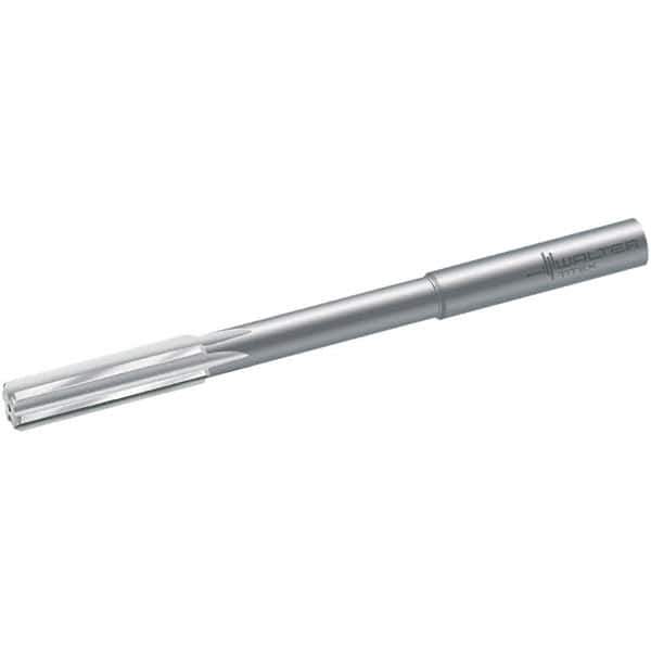 Walter-Titex - 8mm Solid Carbide 6 Flute Chucking Reamer - Straight Flute, 8mm Straight Shank, 33mm Flute Length, 117mm OAL - All Tool & Supply