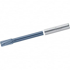 Chucking Reamer: 0.2354″ Dia, 2.9528″ OAL, 0.4724″ Flute Length, Straight Shank, Solid Carbide 4 Flute, RH