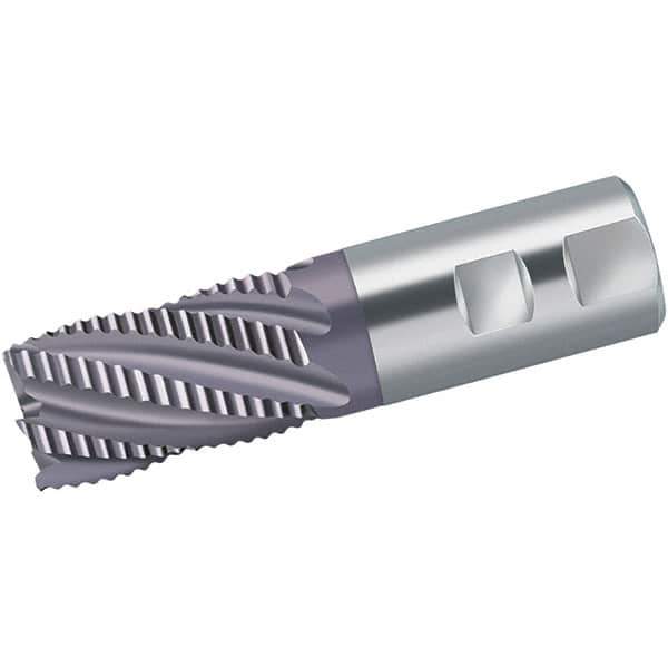 Walter-Prototyp - 8mm Diam, 19mm LOC, 4 Flute Powdered Metal Roughing Square End Mill - AlCrN Finish, 69mm OAL, 10mm Shank Diam, Single End, Centercutting, 35° Helix - All Tool & Supply