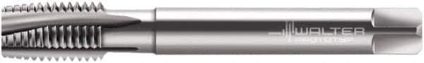 Walter-Prototyp - 3/4-10 UNC, 4 Flute, Bright Finish, Powdered Metal Spiral Point Tap - Plug Chamfer, Right Hand Thread, 4-1/4" OAL, 30mm Thread Length, 14.99mm Shank Diam, 3B Class of Fit, Series A2225760 - Exact Industrial Supply