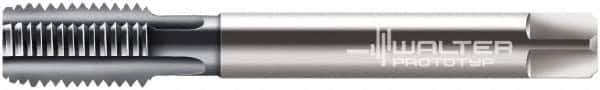 Walter-Prototyp - M20x1.50 Metric Fine 6HX 4 Flute TiCN Finish Powdered Metal Straight Flute Machine Tap - Modified Bottoming, Right Hand Thread, 125mm OAL, 24mm Thread Length, Oversize - Exact Industrial Supply