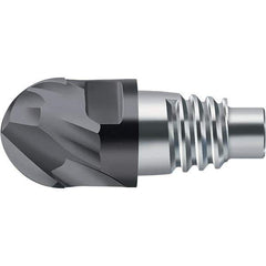 Walter-Prototyp - H8E Carbide Ball Nose Milling Tip Insert - TiAlN Finish, 2 Flutes, 20mm Cutting Diam, 11mm Depth of Cut, 21.3mm Extension, 0.3937" Cnr Rad - All Tool & Supply