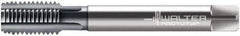 Walter-Prototyp - 1/4-19" BSPP, 4 Flutes, Modified Bottoming Chamfer, TiCN Coated, Powdered Metal British Standard Pipe Tap - 0.4331" Shank Diam, 0.3543" Square Size, Series E2436406 - Exact Industrial Supply