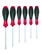 6 Piece - T8; T10; T15; T20; T25; T30 MagicSpring® - SoftFinish® Cushion Grip -  Torx Screw Holding Screwdriver Set - All Tool & Supply