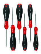 6 Piece - T6; T7; T8; T9; T10; T15 - Torx SoftFinish® Cushion Grip Screwdriver Set - All Tool & Supply