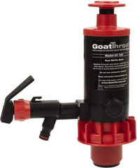 GoatThroat Pumps - 3/8" Outlet, 4 GPM, Polypropylene Hand Operated Transfer Pump - 56" OAL, For up to 55 Gal Drums, For Lightweight Oils & Petroleum Fluids with Flash Point Above 100°F (e.g., Diesel Fuel & Kerosene) - All Tool & Supply