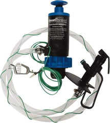 GoatThroat Pumps - 3/8" Outlet, 4 GPM, Polypropylene Hand Operated Transfer Pump - 56" OAL, For up to 55 Gal Drums, For Class I & II Flammable & Combustible Liquids - All Tool & Supply