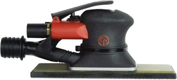 Chicago Pneumatic - 10,000 OPM, 9 CFM Air Consumption, 90 psi Air Pressure, Jitter Bug Air Orbital Sander - Rectangular Pad, 1/4" Inlet - All Tool & Supply