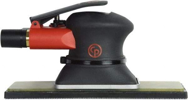 Chicago Pneumatic - 10,000 OPM, 9 CFM Air Consumption, 90 psi Air Pressure, Jitter Bug Air Orbital Sander - Rectangular Pad, 1/4" Inlet - All Tool & Supply