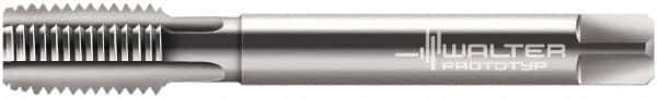 Walter-Prototyp - 1-1/2 - 11" BSPP, 6 Flutes, Modified Bottoming Chamfer, Bright Finish, Cobalt British Standard Pipe Tap - 1.4173" Shank Diam, 1.1417" Square Size, Series 243612 - Exact Industrial Supply