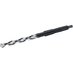 Walter-Titex - 33mm, 4MT 130° Point Cobalt Taper Shank Drill Bit - Bright Finish, 185mm Flute Length, 334mm OAL, Parabolic Flute, Series A4247 - All Tool & Supply