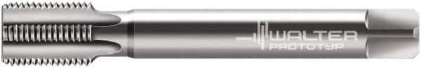 Walter-Prototyp - M22x1.50 Metric Fine 6HX 6 Flute Bright Finish Cobalt Straight Flute Machine Tap - Bottoming, Right Hand Thread, 125mm OAL, 24mm Thread Length, Oversize - All Tool & Supply