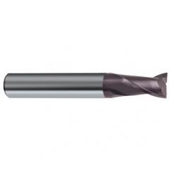 10mm Dia. x 66mm Overall Length 2-Flute Square End Solid Carbide SE End Mill-Round Shank-Center Cut-Firex - All Tool & Supply