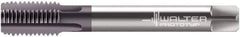 Walter-Prototyp - M8x1.00 Metric Fine 6HX 4 Flute Multilayer TiAlN Finish Solid Carbide Straight Flute Machine Tap - Modified Bottoming, Right Hand Thread, 90mm OAL, 12mm Thread Length, Oversize, Through Coolant - All Tool & Supply