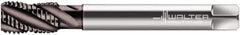 Walter-Prototyp - 1/8-28" BSPP, 4 Flutes, Bottoming Chamfer, Hardlube Coated, Cobalt British Standard Pipe Tap - 0.2756" Shank Diam, 0.2165" Square Size, Series 2456062 - Exact Industrial Supply