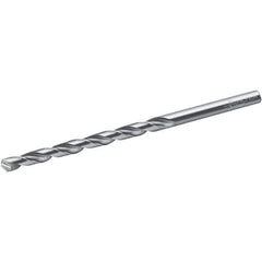 Walter-Titex - 8.8mm, 130° Point, Spiral Flute, Cobalt Taper Length Drill Bit - Bright Finish, 115mm Flute Length, 175mm OAL, Series A1544 - All Tool & Supply