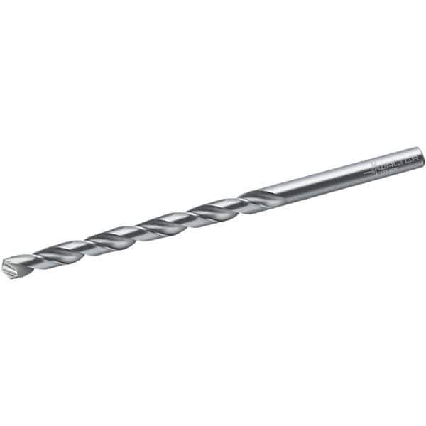 Walter-Titex - 10mm, 130° Point, Spiral Flute, Cobalt Taper Length Drill Bit - Bright Finish, 121mm Flute Length, 184mm OAL, Series A1544 - All Tool & Supply