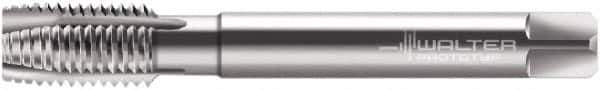 Walter-Prototyp - 5/16-24 UNF, 3 Flutes, Plug Chamfer, Bright Finish, Cobalt Spiral Point STI Tap - 0.2756" Shank Diam, 0.2165" Square Size, 3B Class of Fit, Series P233509 - Exact Industrial Supply