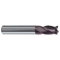 10mm Dia. x 66mm Overall Length 4-Flute Square End Solid Carbide SE End Mill-Round Shank-Center Cut-Firex - All Tool & Supply