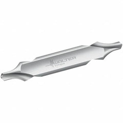 Walter-Titex - Metric Radius Cut 60° Incl Angle High Speed Steel Combo Drill & Countersink - All Tool & Supply