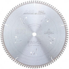 Amana Tool - 12" Diam, 5/8" Arbor Hole Diam, 100 Tooth Wet & Dry Cut Saw Blade - Carbide-Tipped, Clean Action, Standard Round Arbor - All Tool & Supply