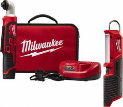 Milwaukee Tool - 12 Volt, 1/4" Drive, 50 Ft/Lb Torque, Cordless Impact Driver - 2425 RPM, 1 Lithium-Ion Battery Included - All Tool & Supply