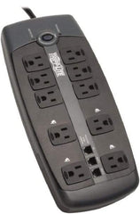 Tripp-Lite - 10 Outlets, 120 VAC15 Amps, 8' Cord, Power Outlet Strip - Floor, Keyhole Mount, 5-15 NEMA Configuration, 1.8" Strip - All Tool & Supply