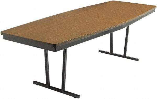 Barricks - 36" Long x 96" Wide x 30" High, Folding Table - Walnut & Black - All Tool & Supply