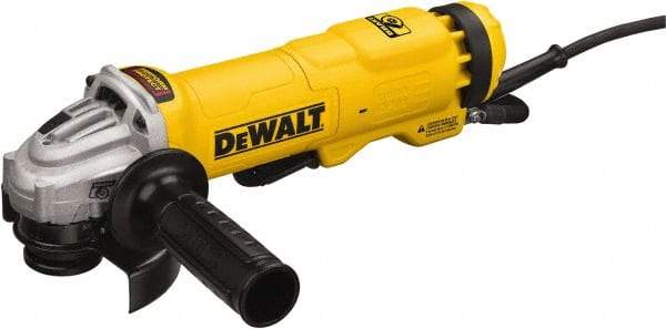 DeWALT - 4-1/2" Wheel Diam, 11,000 RPM, Corded Angle & Disc Grinder - 5/8-11 Spindle, 11 Amps - All Tool & Supply