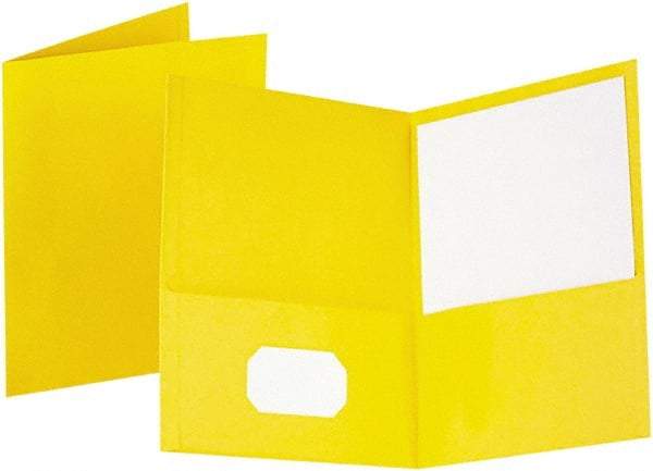 OXFORD - 8-1/2" Long x 11" Wide Pocket - Yellow - All Tool & Supply