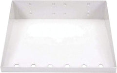 Triton - 12" Long White Pegboard Shelf - For Use with Garment Hangers - All Tool & Supply